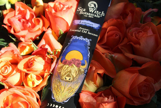 Lammas Incense: with All-Natural Sandalwood, Rose, & Frankincense Essential Oils