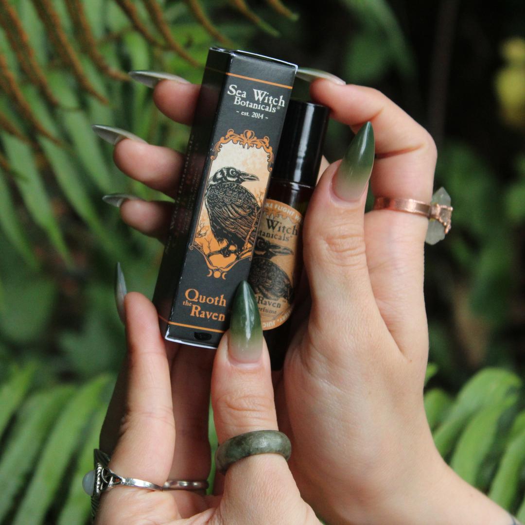 Quoth the Raven Roll-On Perfume: Orange, Cinnamon, & Clove – Sea