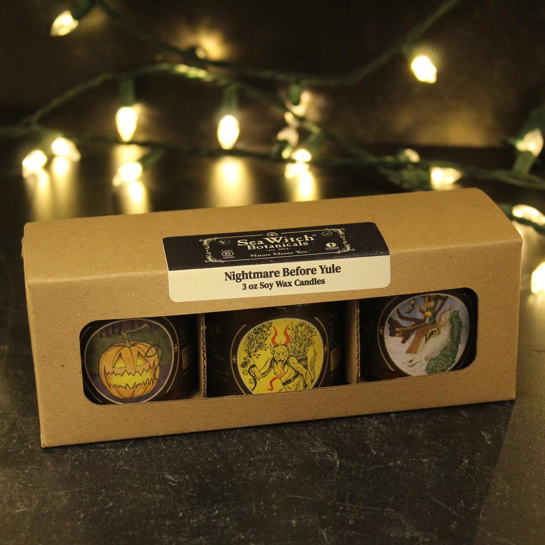 Nightmare Before Yule: Limited Edition 3oz Mini Candle Trio
