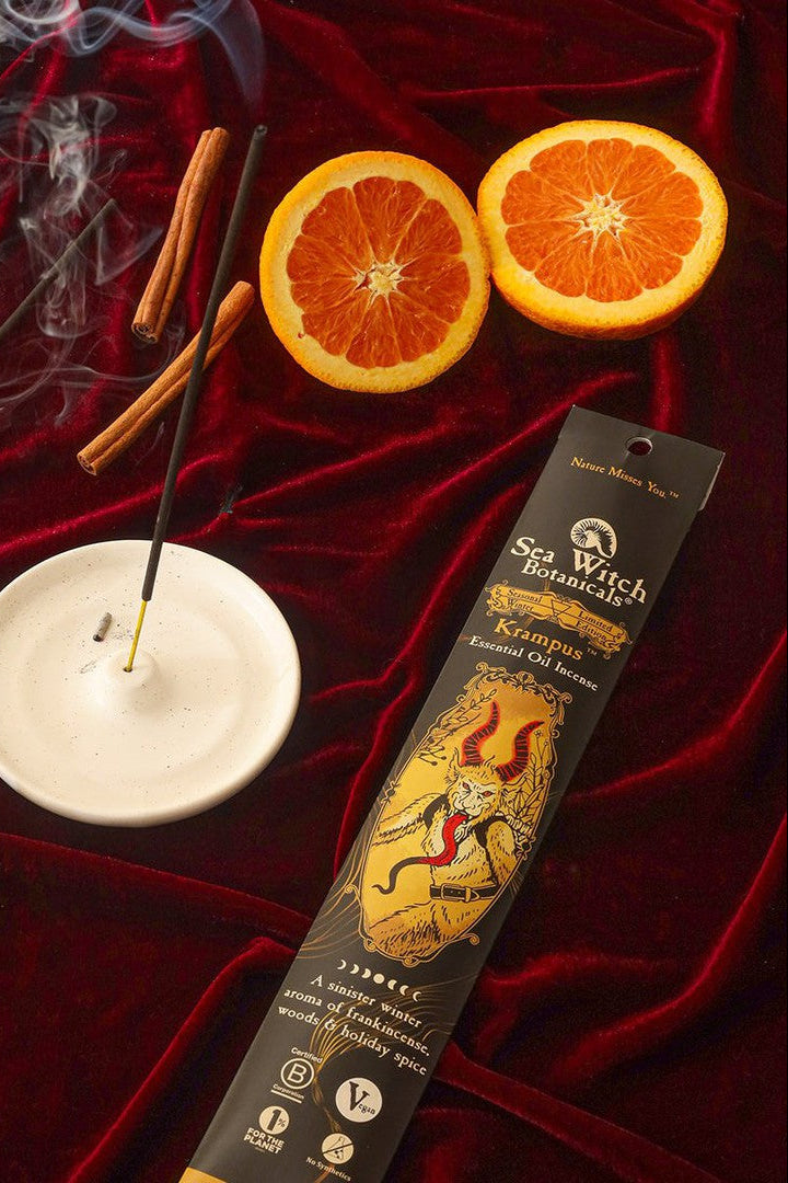 Krampus Incense: with All-Natural Frankincense, Fir, Peppermint, & Holiday Spices