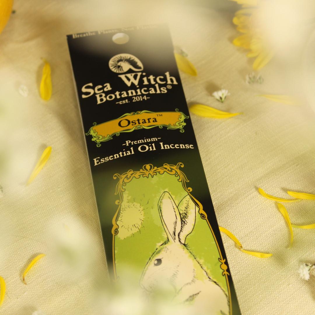 Ostara Incense: with All-Natural Camphor, Rose Geranium, Herbs, & Spices