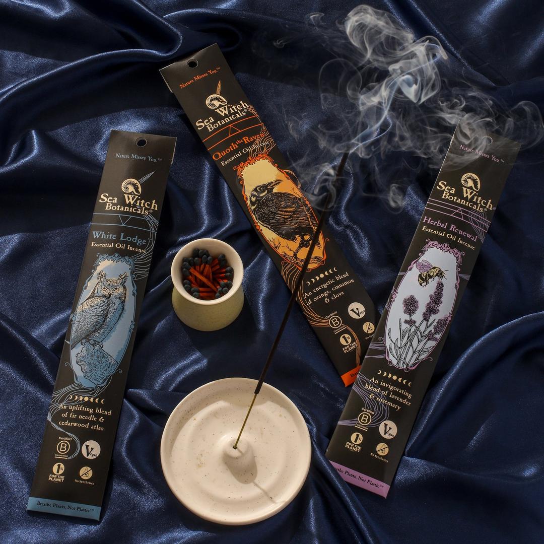 Take Flight Triad: Essential Oil Incense Starter Set – Sea Witch