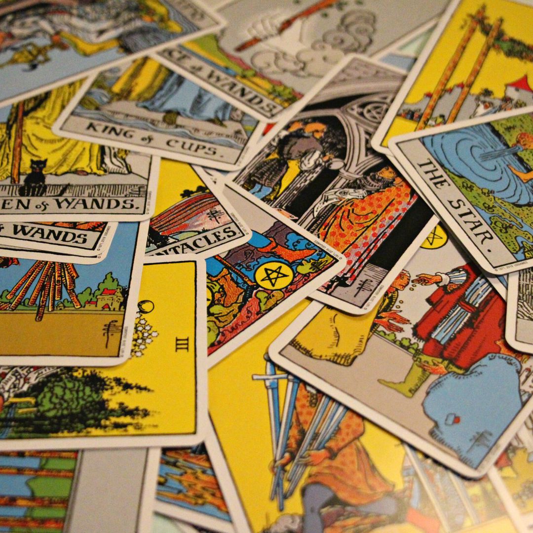 Cards from the Rider Waite Tarot Deck