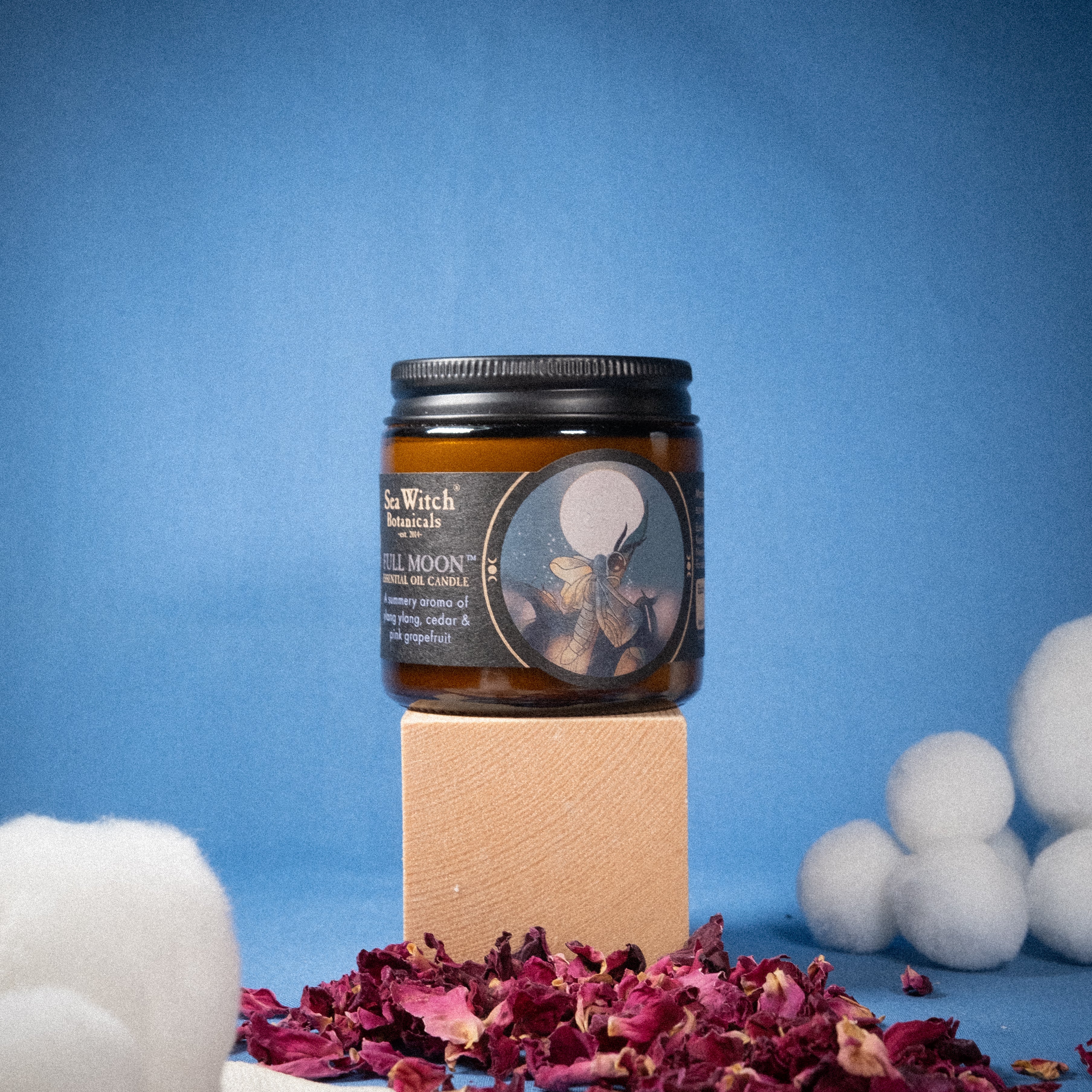 Full Moon 3oz Mini Essential Oil Candle