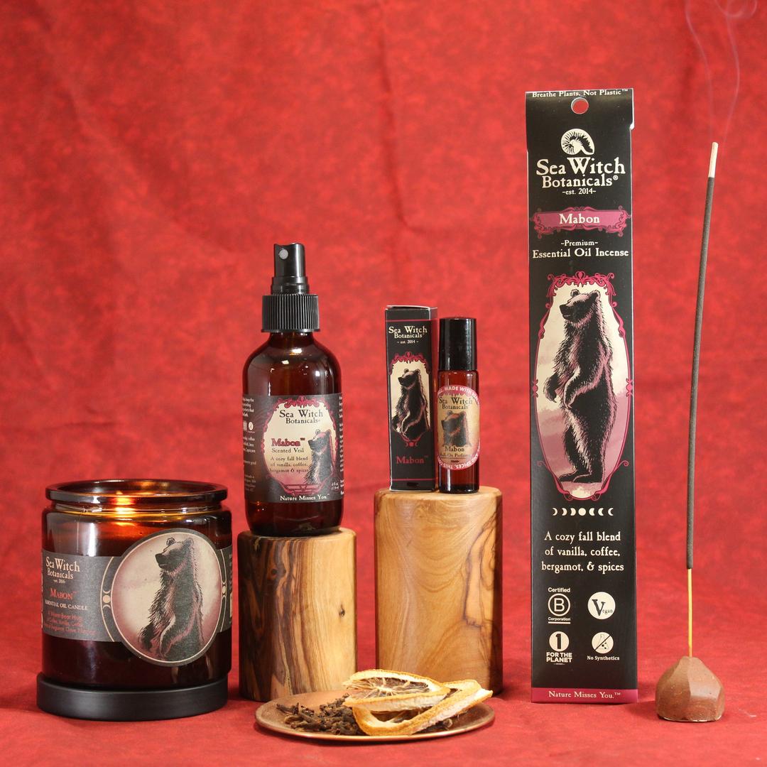 Mabon Scented Veil: Vanilla, Coffee, Bergamot & Spices
