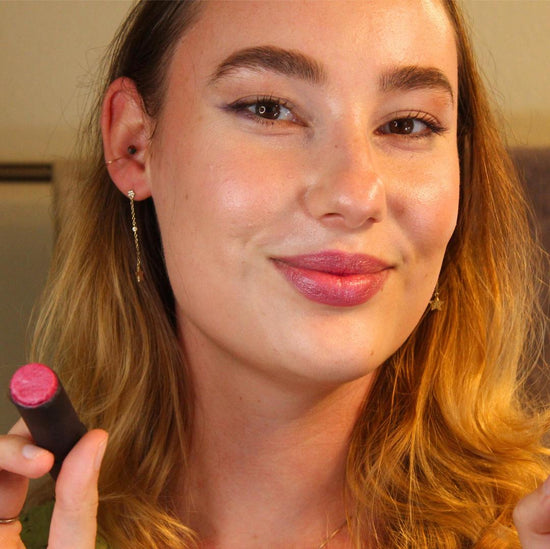 Pearl Rose Lipstick: Tinted Balm for Lips, Cheeks, & Eyelids