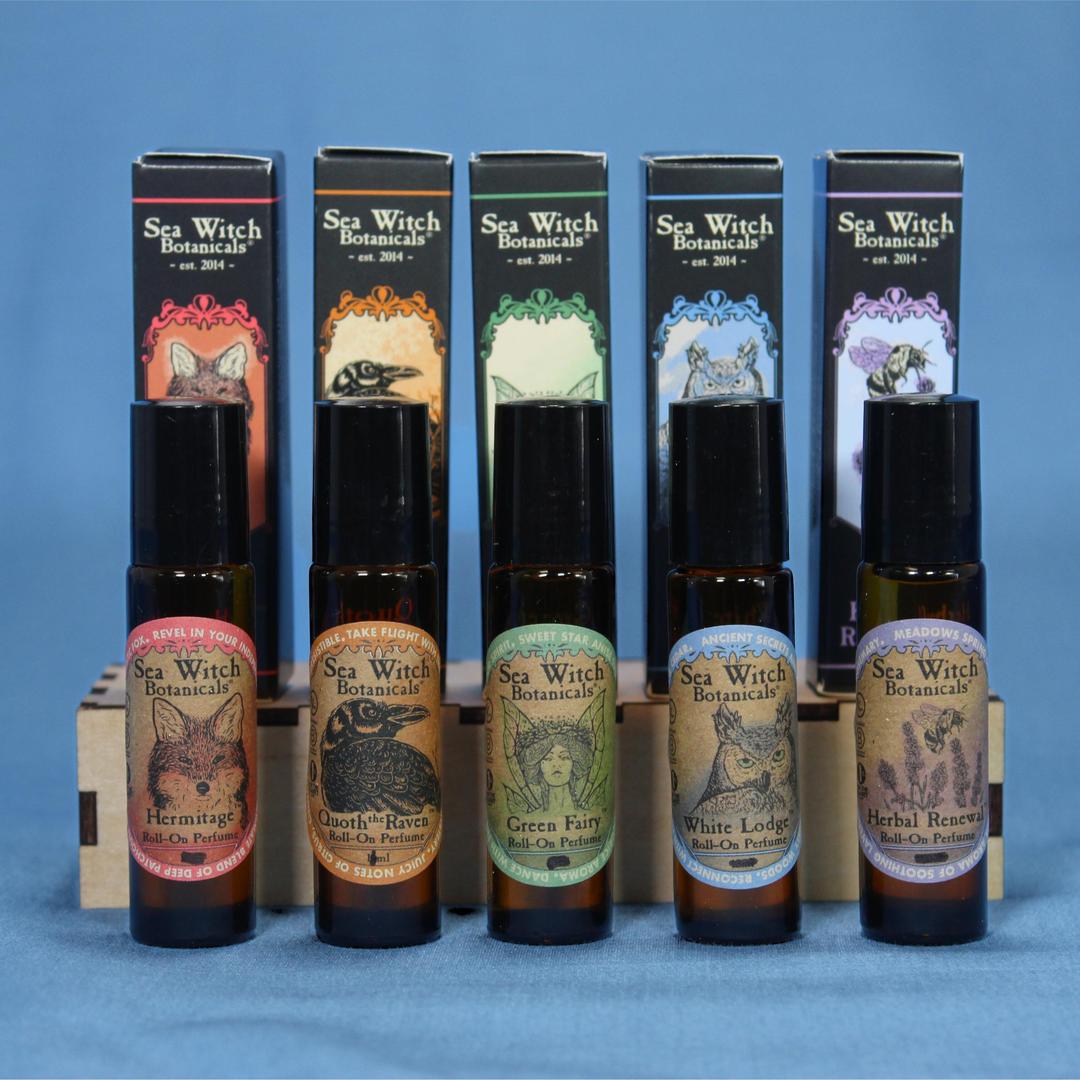 Roll-On Perfume Gift Set with Pure Essential Oils – Sea Witch