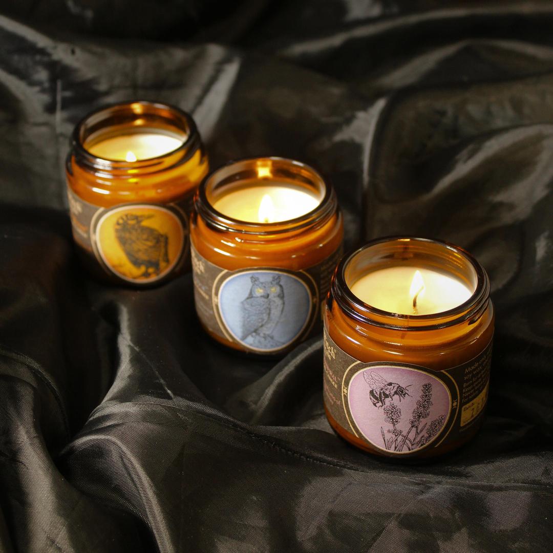 Take Flight Triad: Mini Candle Starter Set – Sea Witch Botanicals