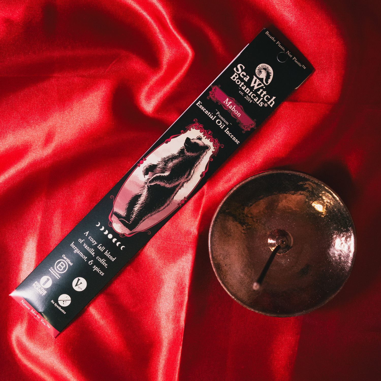 Mabon Incense: with All-Natural Coffee, Vanilla, Bergamot, &amp; Spices
