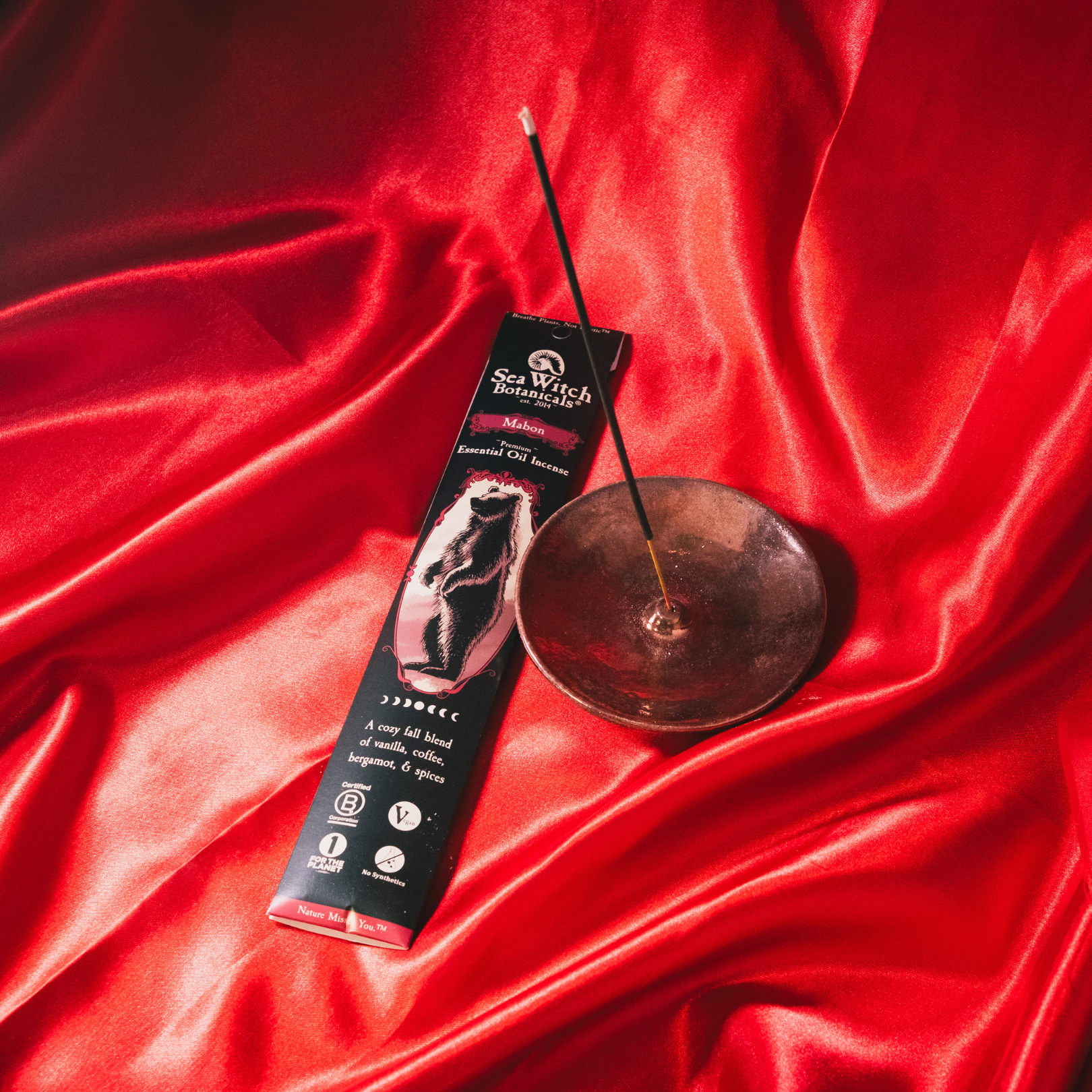 Mabon Incense: with All-Natural Coffee, Vanilla, Bergamot, &amp; Spices