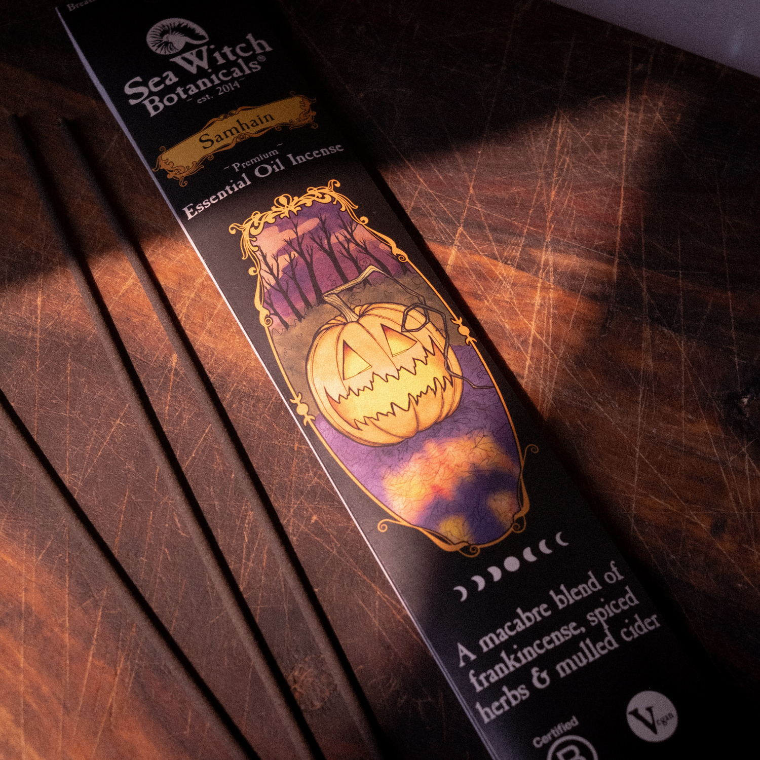 Samhain Incense: with Frankincense, Spiced Herbs, &amp; Mulled Cider