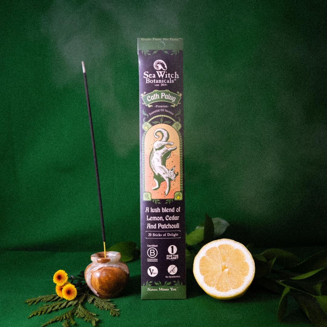Cath Palug™ Incense: Lemon, Cedar, &amp; Patchouli
