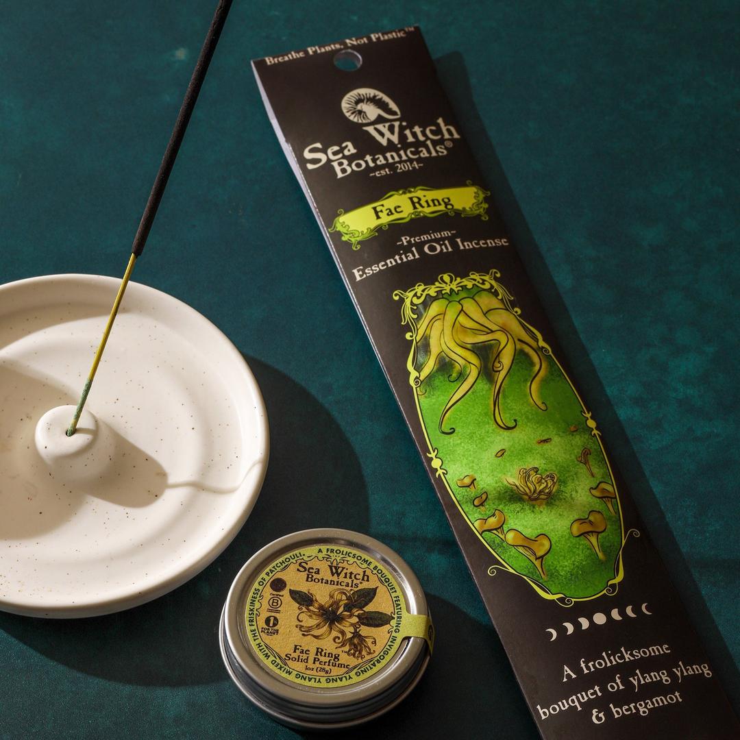 Fae Ring Incense: with All-Natural Ylang Ylang &amp; Bergamot