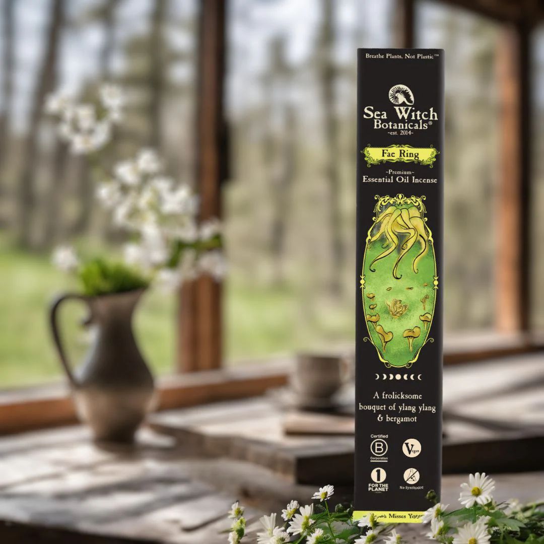 Fae Ring Incense: with All-Natural Ylang Ylang &amp; Bergamot
