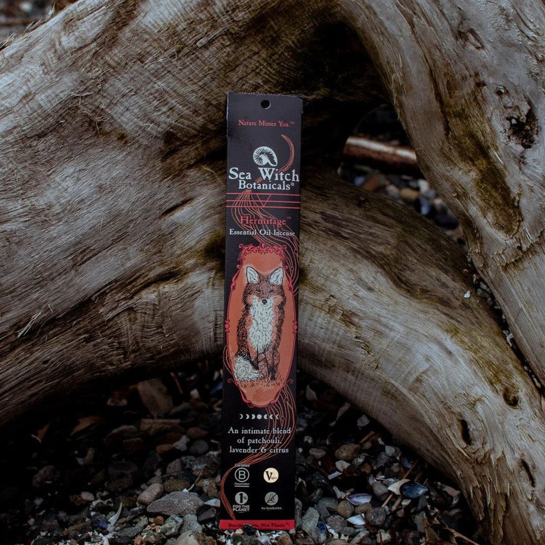 Hermitage Incense: with All-Natural Lavender, Patchouli, &amp; Citrus Essential Oils