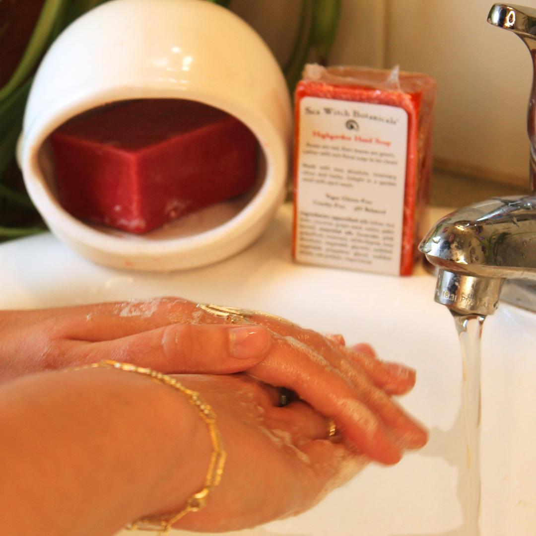 Highgarden Hand Soap: Single Batch Body Bar with Rose Absolute