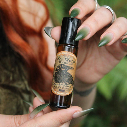 Quoth the Raven Roll-On Perfume with Orange, Cinnamon, &amp; Clove