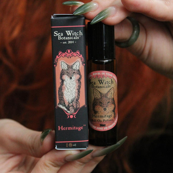 Hermitage Roll-On Perfume: Patchouli, Grapefruit, & Rose Essential