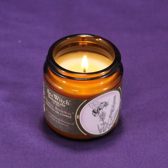 Herbal Renewal 3oz Mini Essential Oil Candle