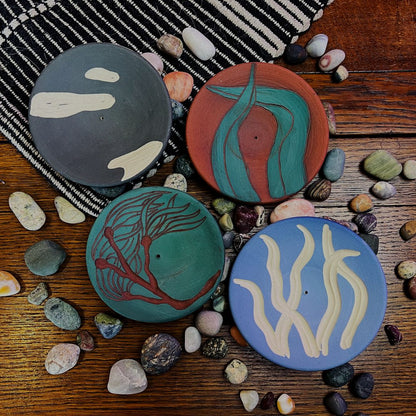 Red Clay Incense Holders