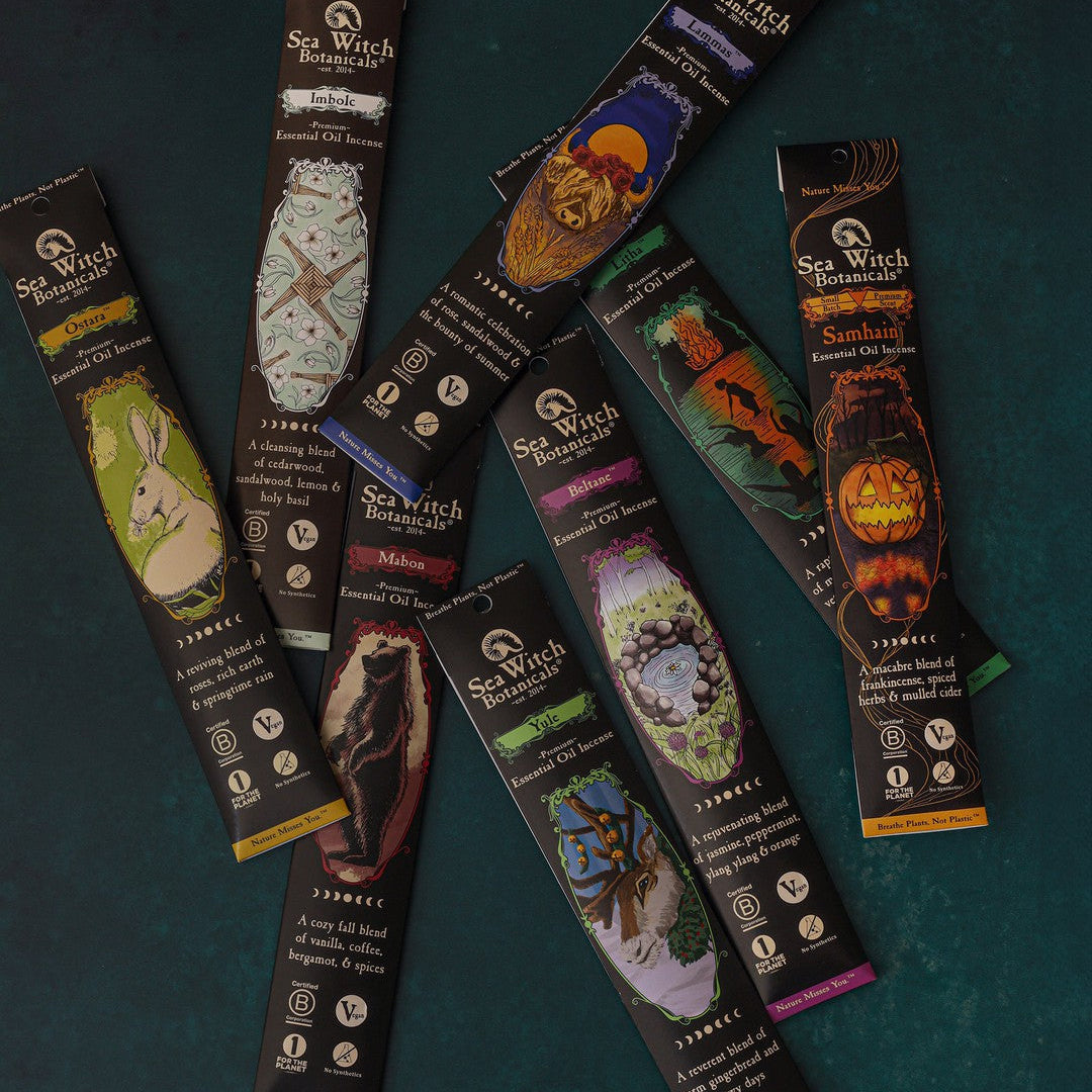 Wheel of the Year Incense Gift Set | Best Seasonal Incense Set – Sea ...