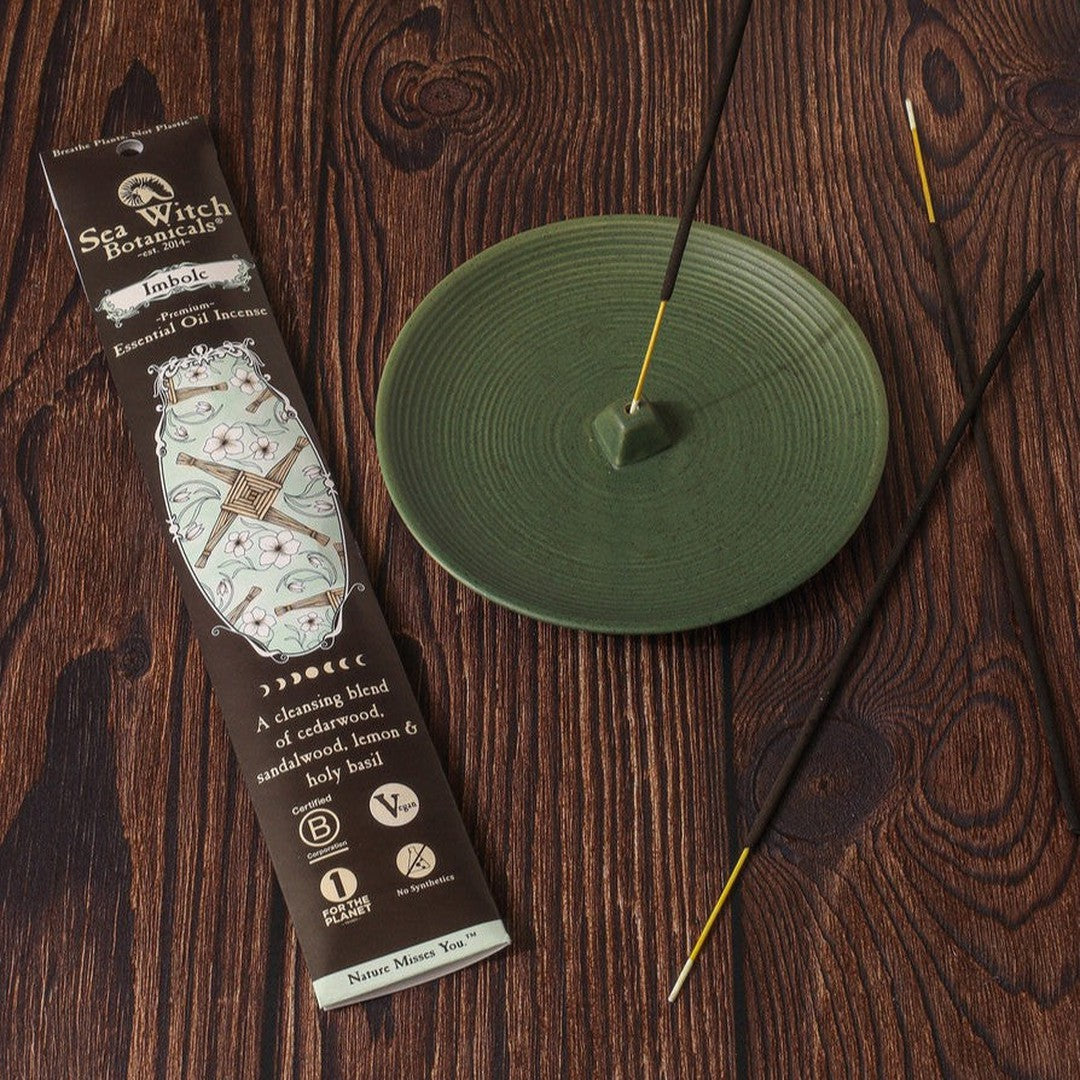 Imbolc Incense: with All-Natural Cedarwood, Sandalwood, Lemon, &amp; Basil