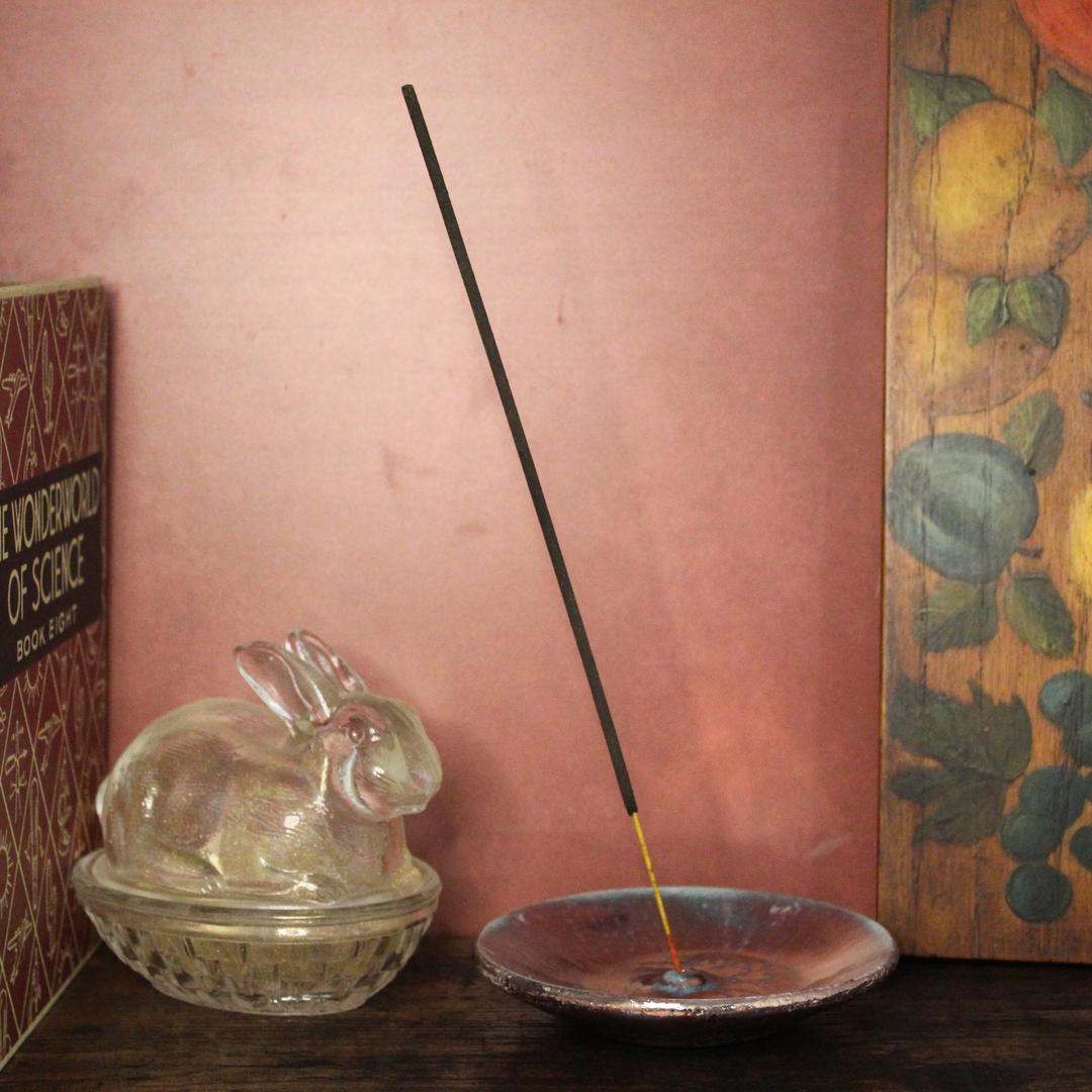 Clay &amp; Copper Incense Holders