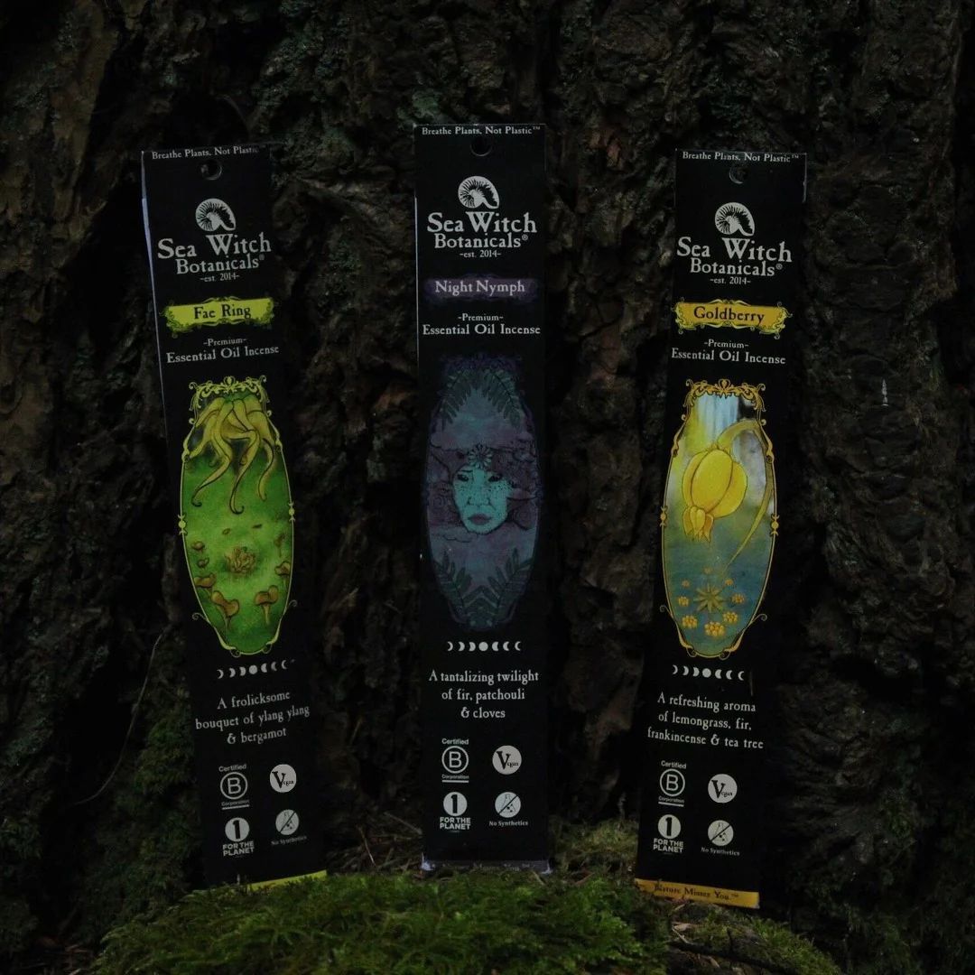 The Mystic Realms Incense Trio – Sea Witch Botanicals