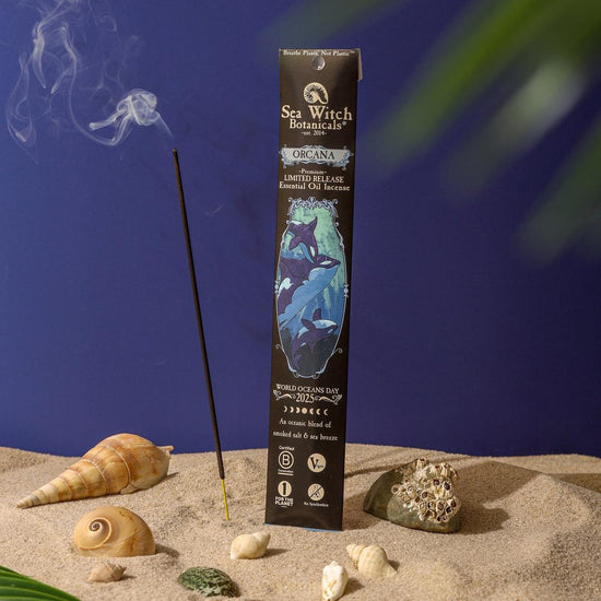 Orcana Limited Edition Incense: with Eucalyptus, Cedar, & Sea Salt