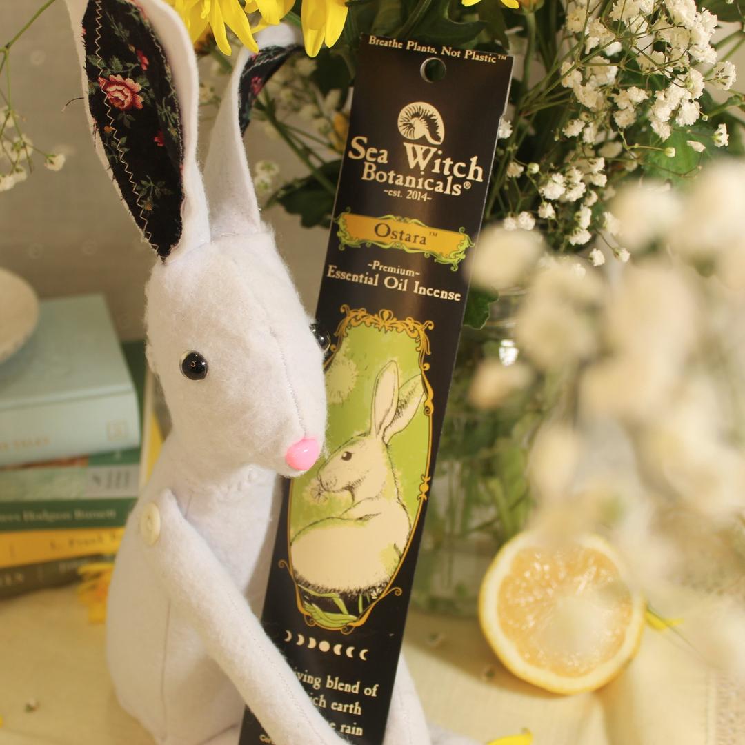 Ostara Incense: with All-Natural Camphor, Rose Geranium, Herbs, &amp; Spices