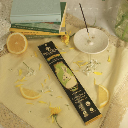 Ostara Incense: with All-Natural Camphor, Rose Geranium, Herbs, &amp; Spices