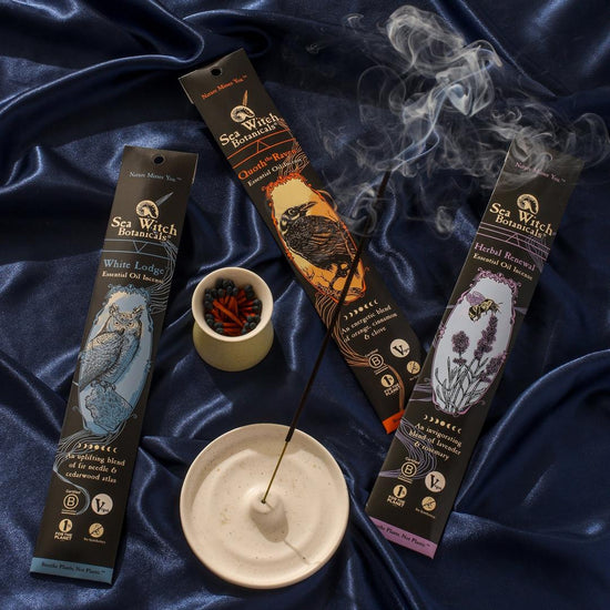 Take Flight Triad: Essential Oil Incense Starter Set