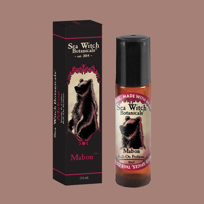 Mabon Roll-On Perfume with Vanilla, Coffee, Bergamot, &amp; Spices