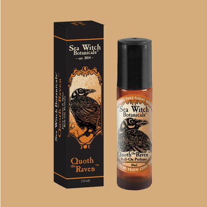 Quoth the Raven Roll-On Perfume with Orange, Cinnamon, &amp; Clove