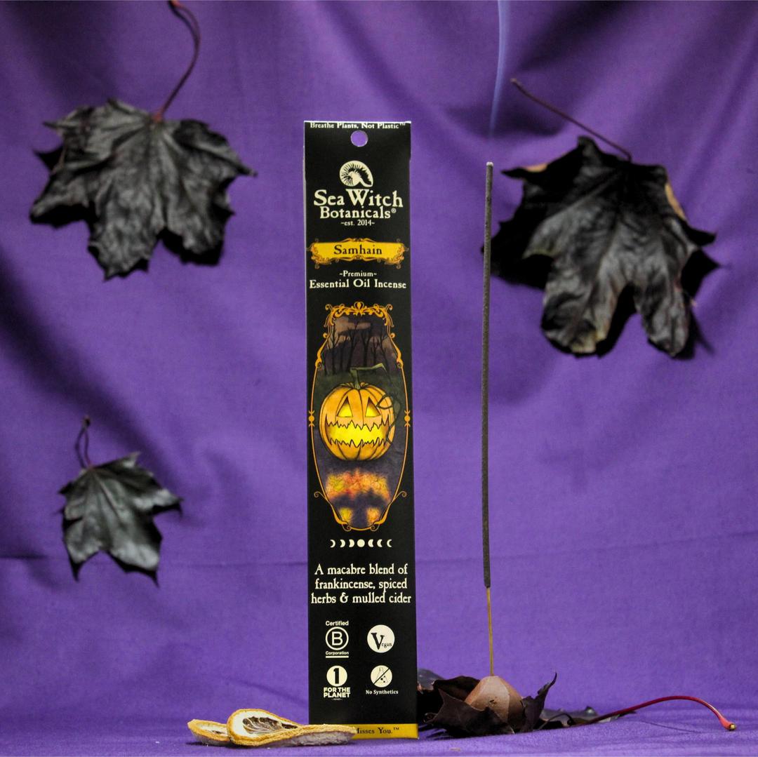 Samhain Incense: with Frankincense, Spiced Herbs, &amp; Mulled Cider