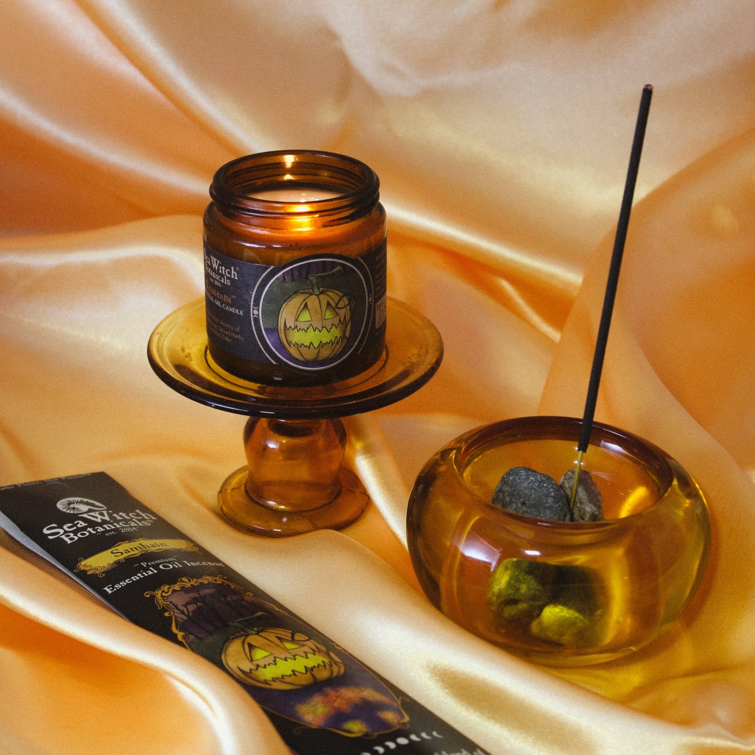 Samhain Incense: with Frankincense, Spiced Herbs, &amp; Mulled Cider