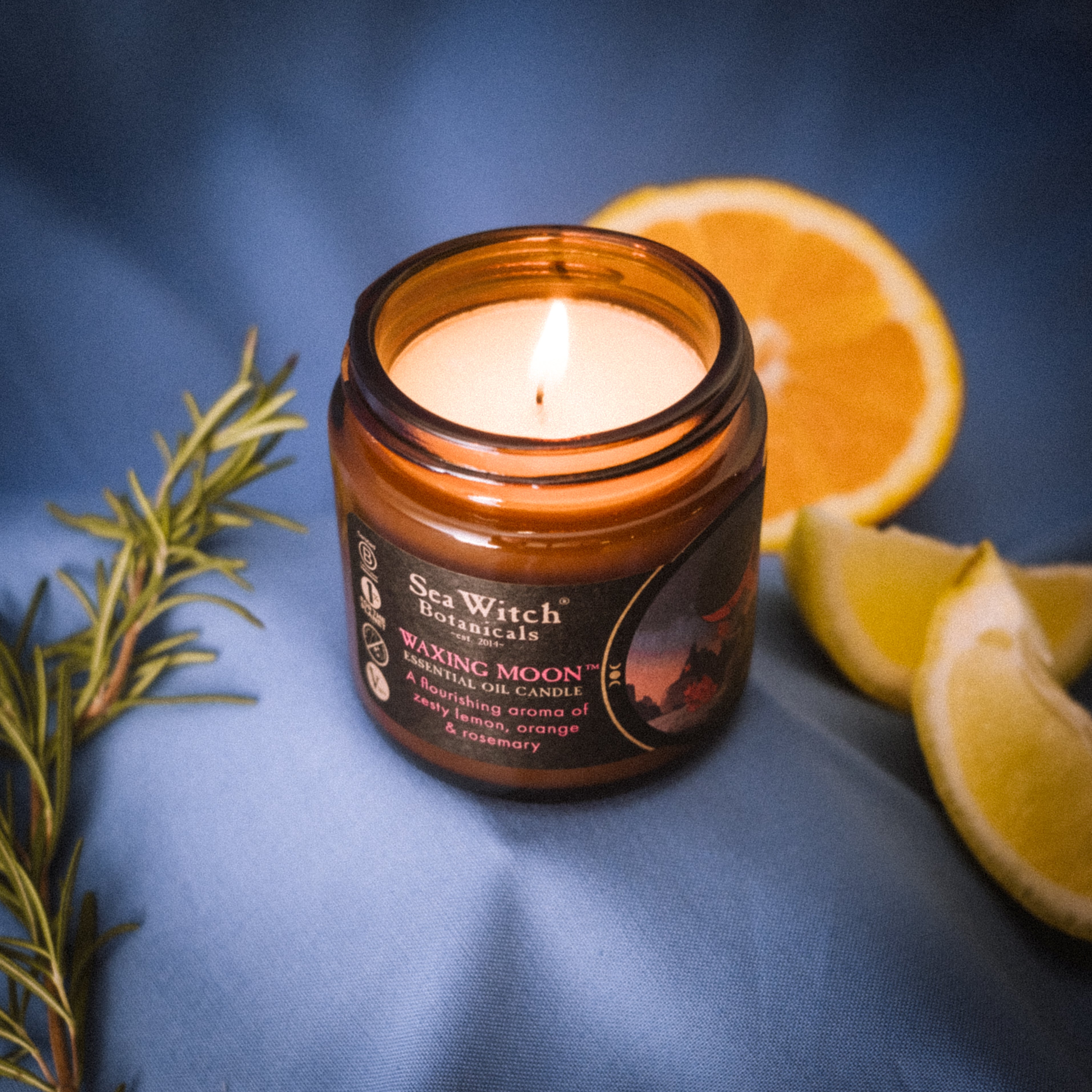 Waxing Moon 3oz Mini Essential Oil Candle