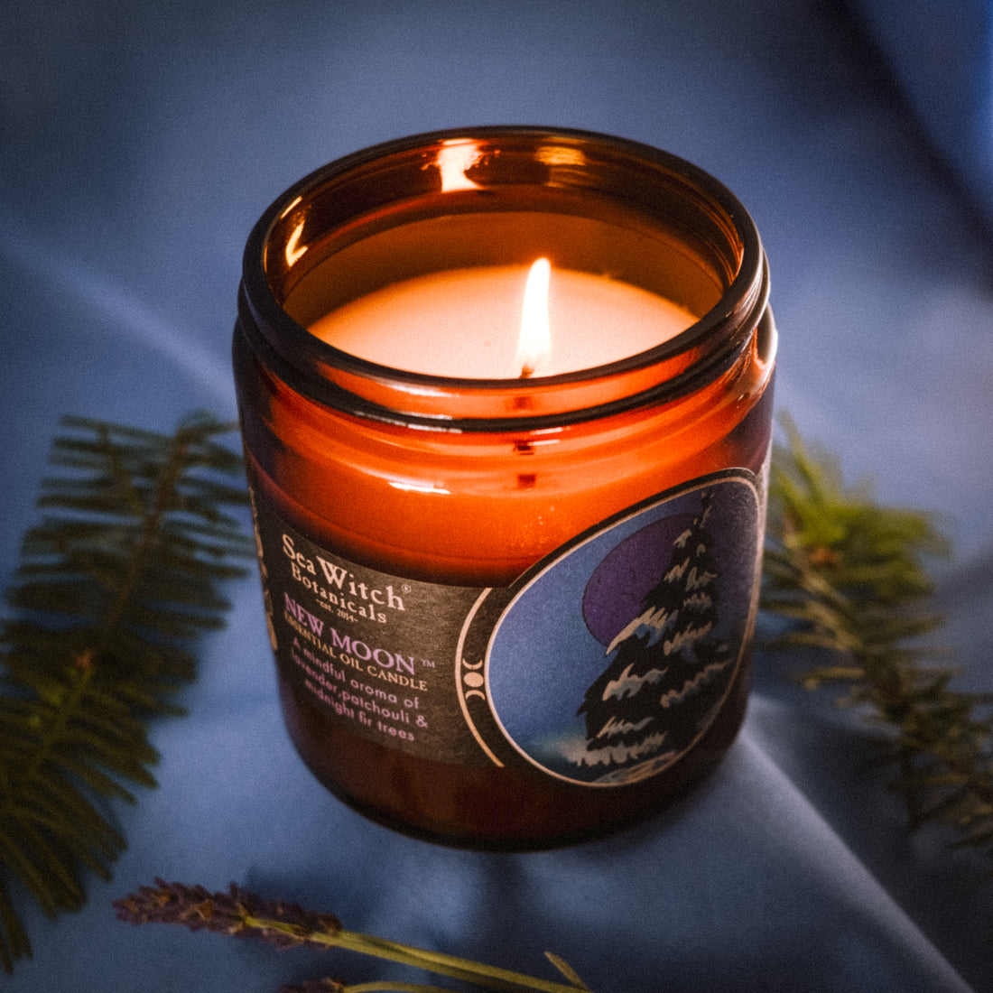 New Moon 3oz Mini Essential Oil Candle