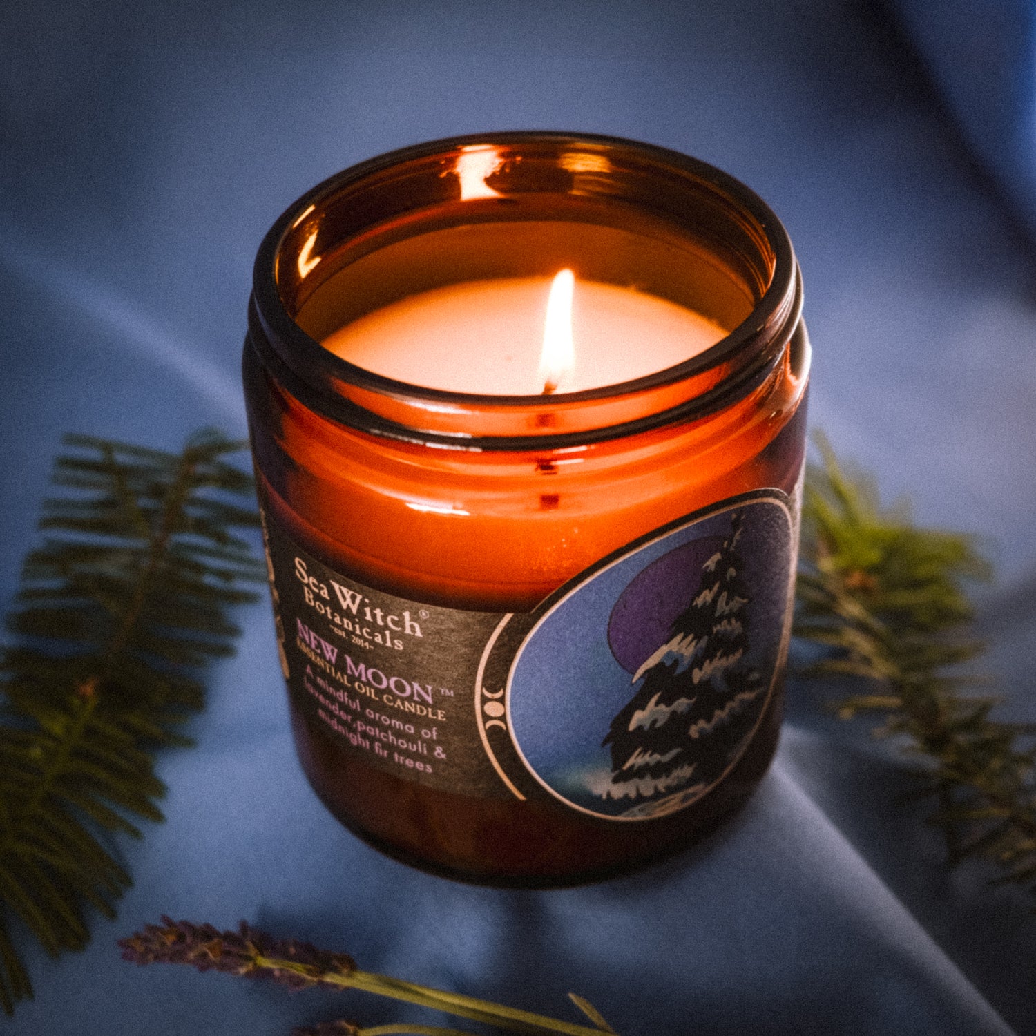 New Moon 3oz Mini Essential Oil Candle