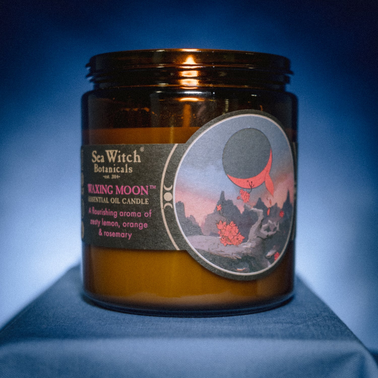 Waxing Moon Essential Oil Candle