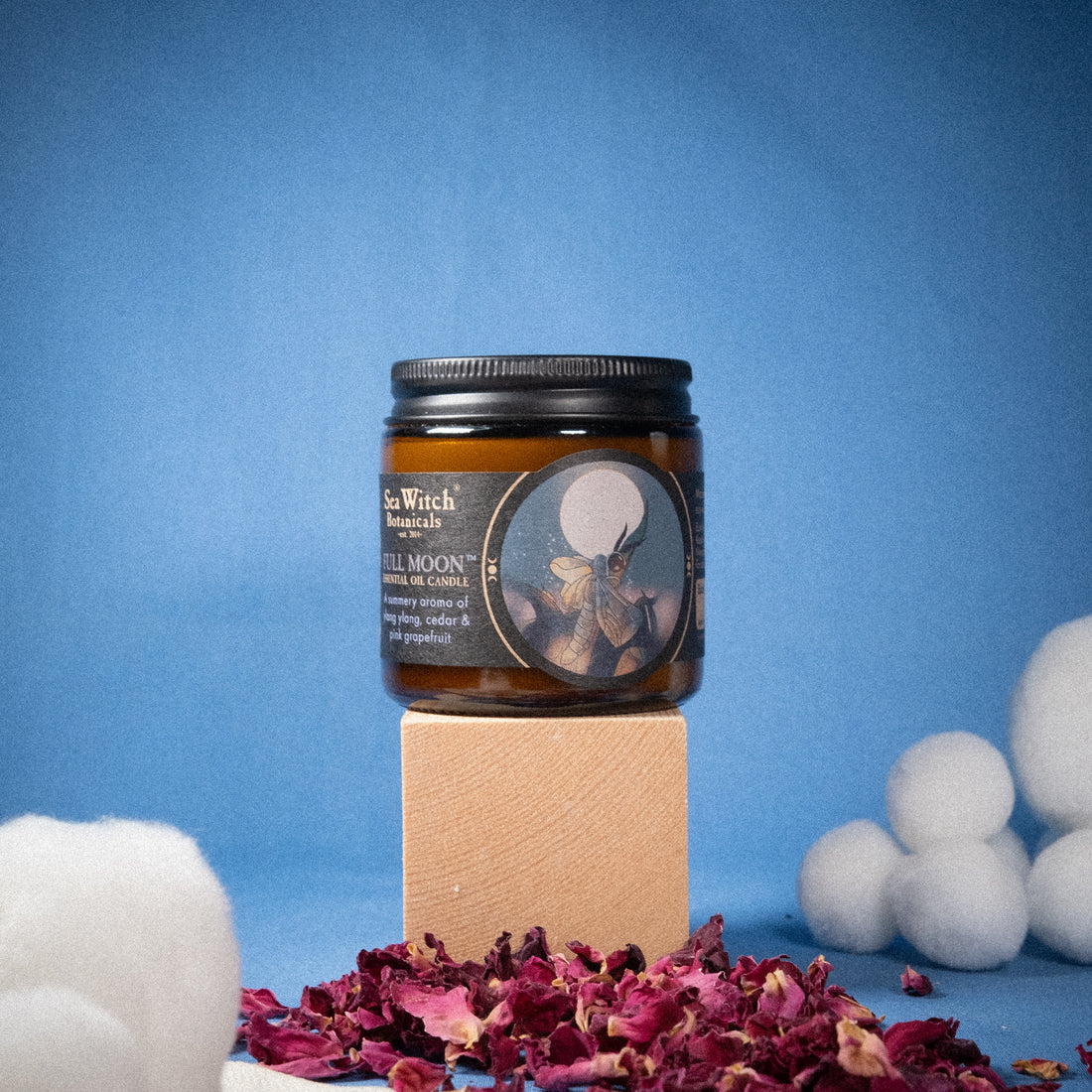 Full Moon 3oz Mini Essential Oil Candle