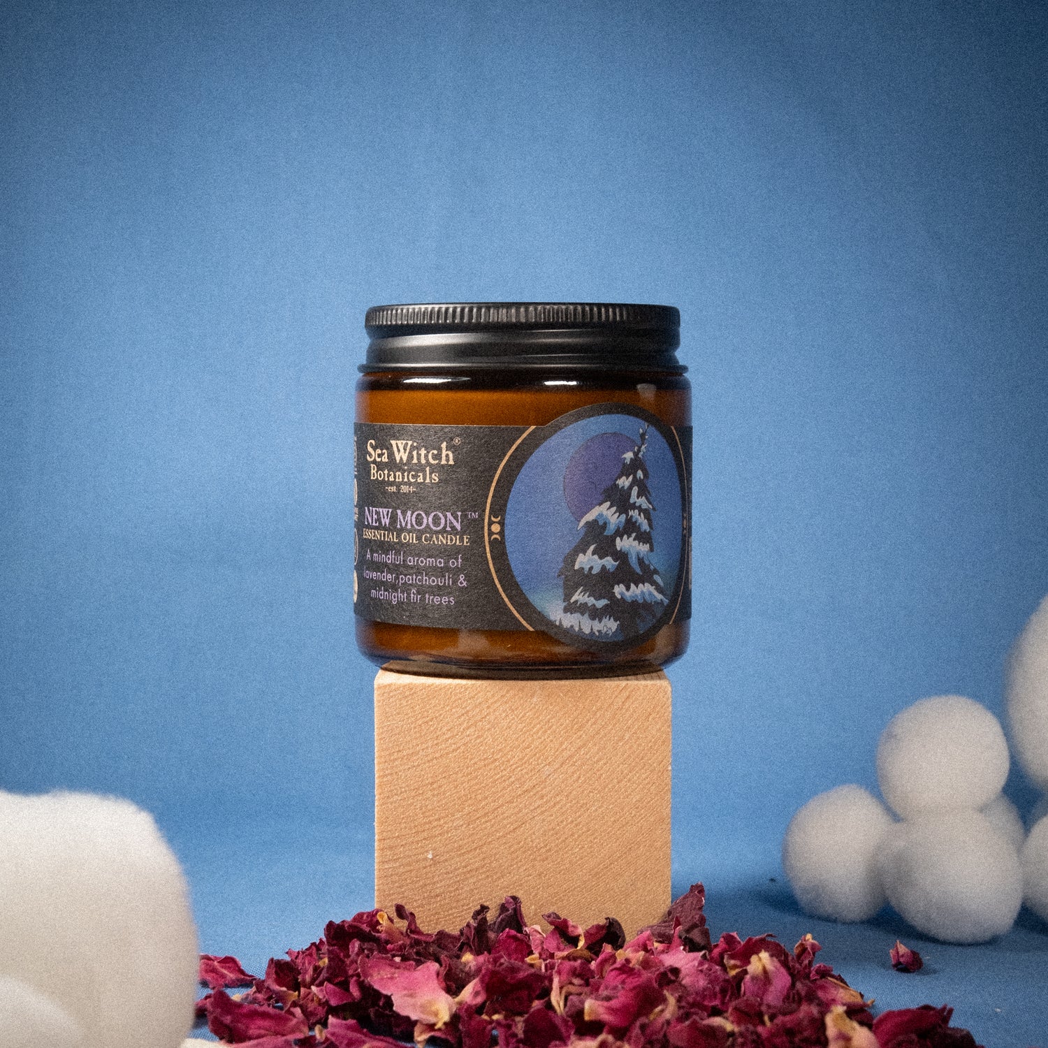 New Moon 3oz Mini Essential Oil Candle