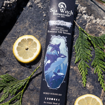 Orcana Limited Edition Incense: with Eucalyptus, Cedar, &amp; Sea Salt