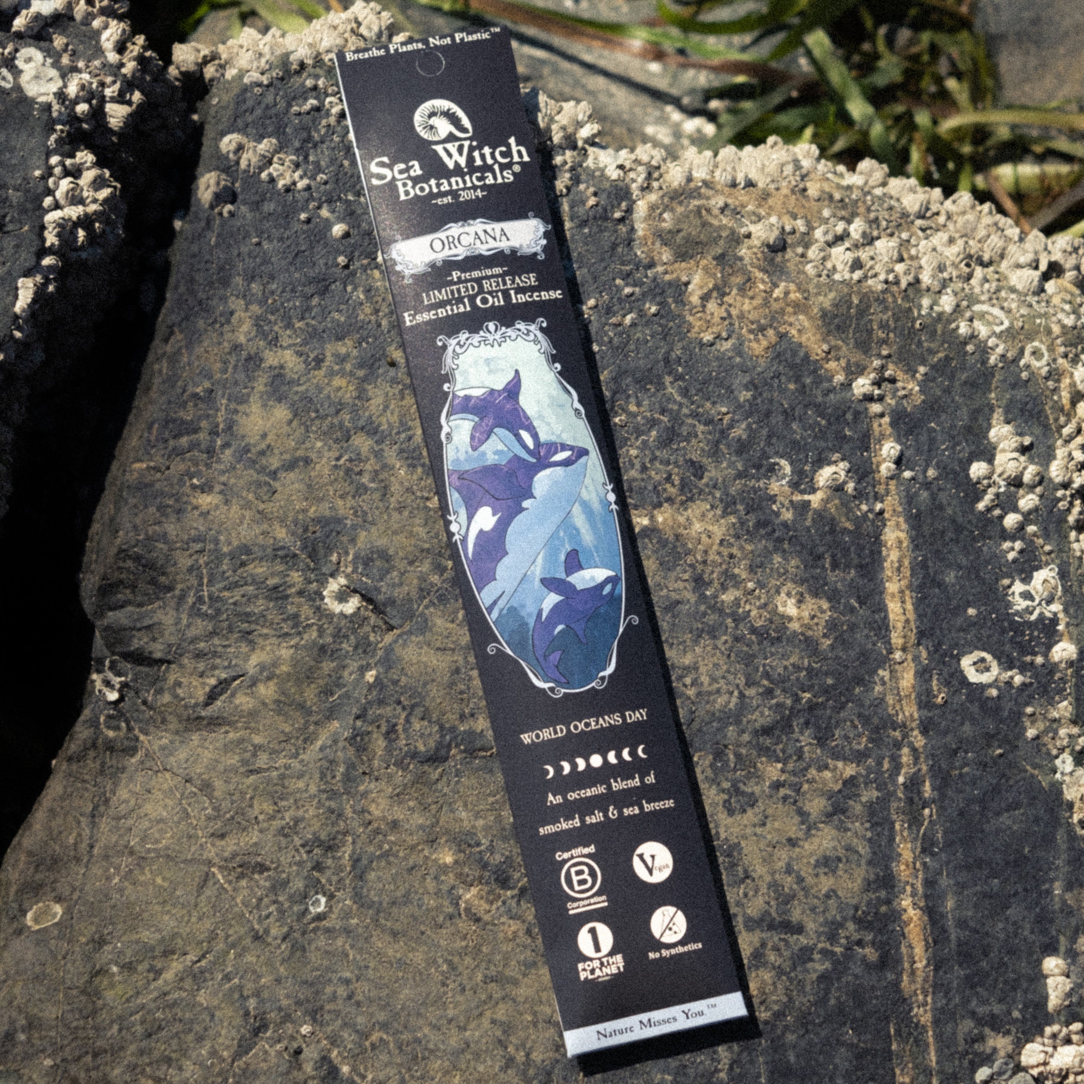 Orcana Limited Edition Incense: with Eucalyptus, Cedar, &amp; Sea Salt