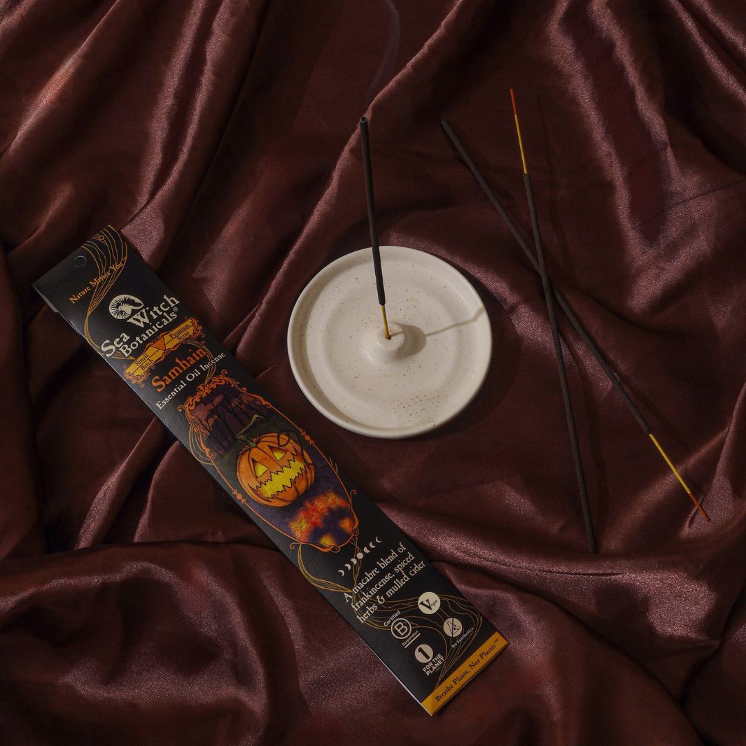 Samhain Incense: with Frankincense, Spiced Herbs, &amp; Mulled Cider