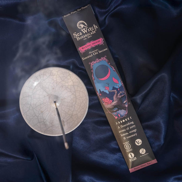 Waxing Moon Incense: Lemon, Rosemary, & Orange Essential Oils