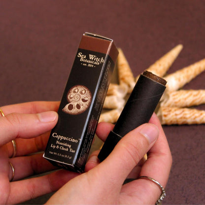 Cappuccino Lipstick: Tinted Balm for Lips, Cheeks, &amp; Eyelids