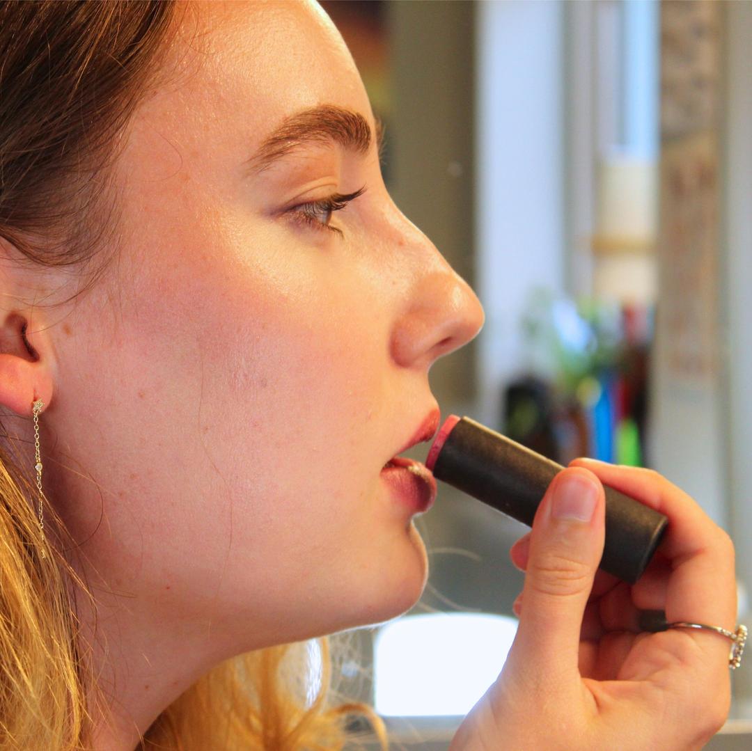 Dusty Rose Lipstick: Tinted Balm for Lips, Cheeks, &amp; Eyelids