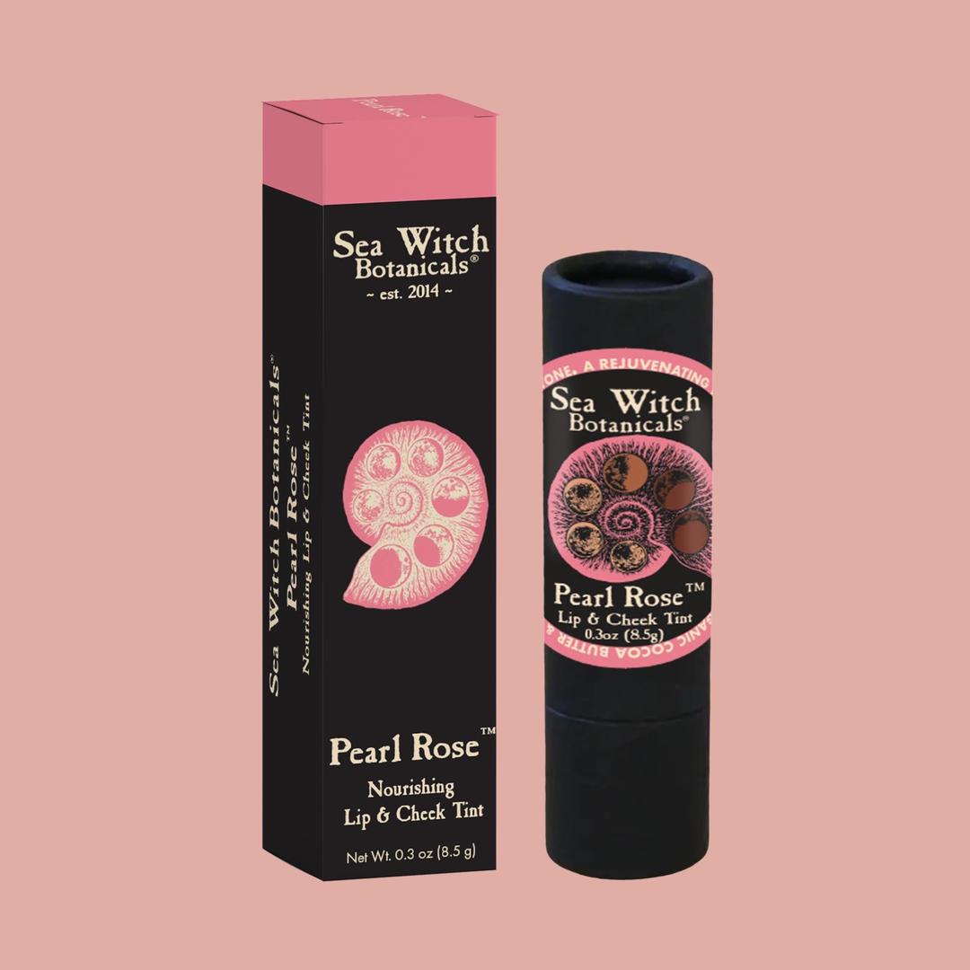 Pearl Rose Lipstick: Tinted Balm for Lips, Cheeks, &amp; Eyelids