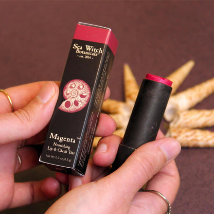 Magenta Lipstick: Tinted Balm for Lips, Cheeks, &amp; Eyelids